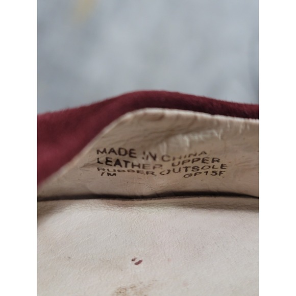 Michael Michael Kors Women's Burgundy Suede Pumps Heels Size 7 - Picture 8 of 12